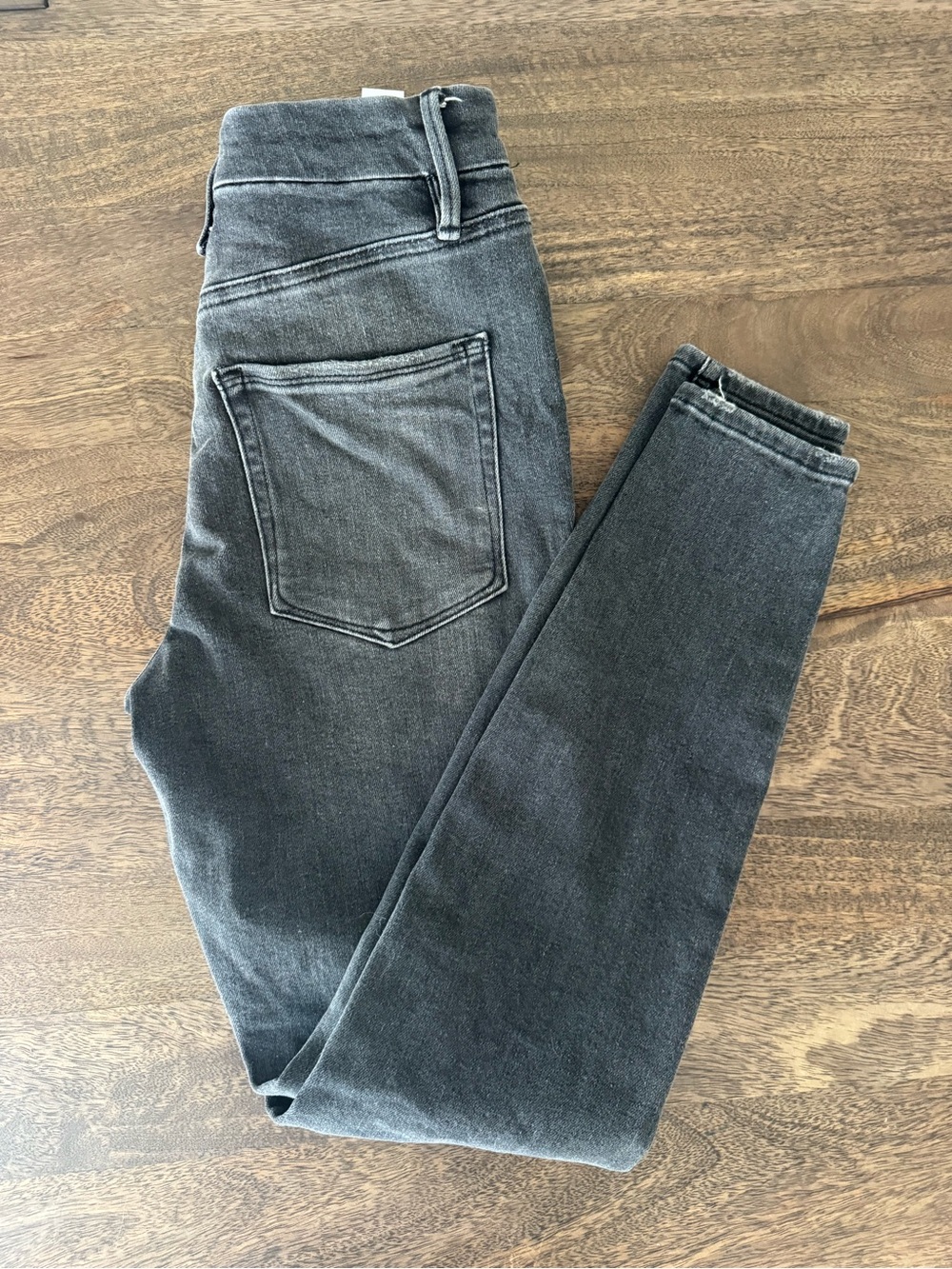 Good American Faded Black Skinny Jeans